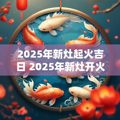 2025年新灶起火吉日 2025年新灶开火最佳吉日