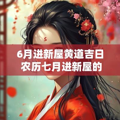 6月进新屋黄道吉日 农历七月进新屋的黄道吉日