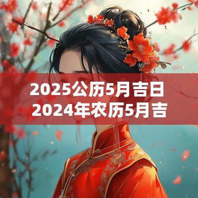 2025公历5月吉日 2025年农历5月吉日一览表
