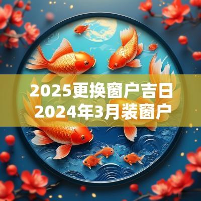 2025更换窗户吉日 2025年3月装窗户的吉日