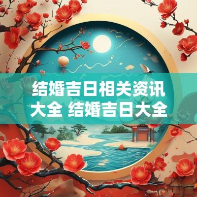 结婚吉日相关资讯大全 结婚吉日大全查询2025