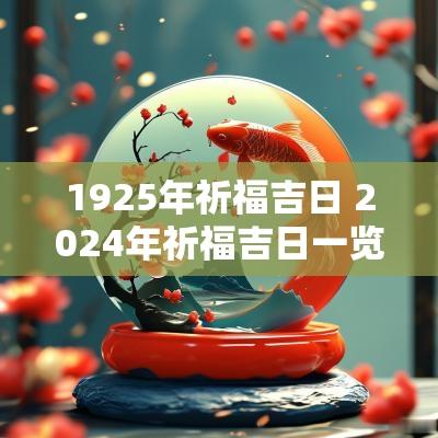 1925年祈福吉日 2025年祈福吉日一览表 1925年祈福吉日 2025年祈福吉日一览表
