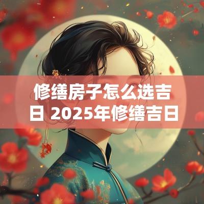 修缮房子怎么选吉日 2025年修缮吉日