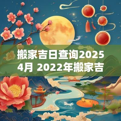 搬家吉日查询20254月 2025年搬家吉日一览表