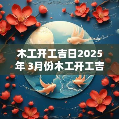 木工开工吉日2025年 3月份木工开工吉日查询