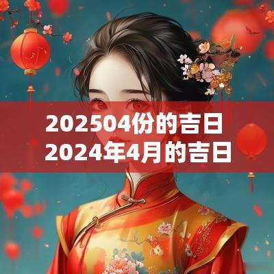 202504份的吉日 2025年4月的吉日查询