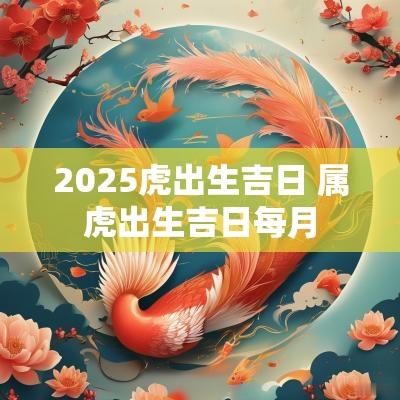 2025虎出生吉日 属虎出生吉日每月