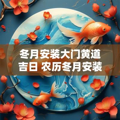 冬月安装大门黄道吉日 农历冬月安装大门的吉日查询