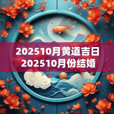 202510月黄道吉日 202510月份结婚黄道吉日