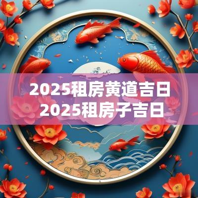 2025租房黄道吉日 2025租房子吉日