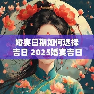 婚宴日期如何选择吉日 2025婚宴吉日一览表