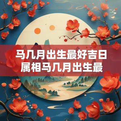 马几月出生最好吉日 属相马几月出生最好