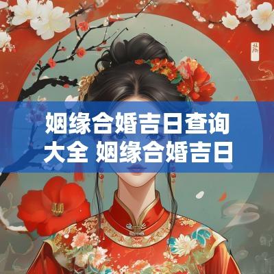 姻缘合婚吉日查询大全 姻缘合婚吉日