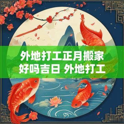 外地打工正月搬家好吗吉日 外地打工搬家