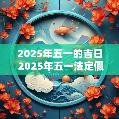 2025年五一的吉日 2025年五一法定假日休息表