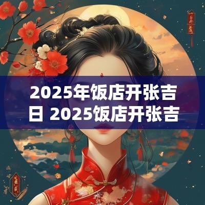 2025年饭店开张吉日 2025饭店开张吉日查询