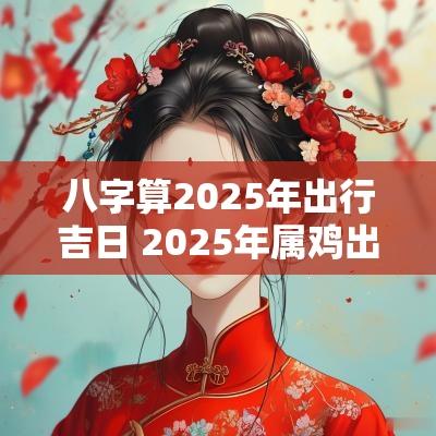 八字算2025年出行吉日 2025年属鸡出行吉日