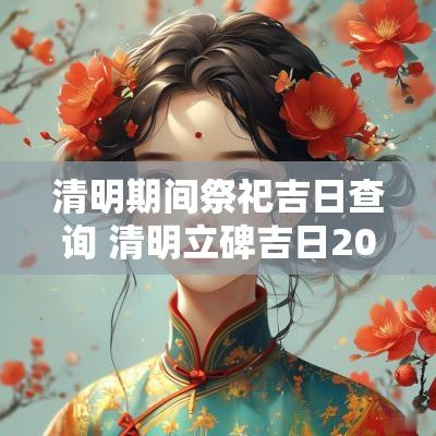清明期间祭祀吉日查询 清明立碑吉日2025