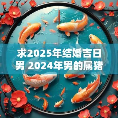 求2025年结婚吉日男 2025年男的属猪结婚吉日一览表