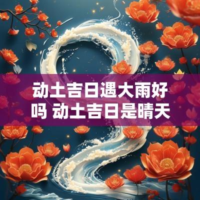 动土吉日遇大雨好吗 动土吉日是晴天好还是下雨好