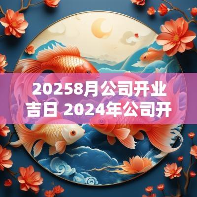 20258月公司开业吉日 2025年公司开业吉日和时间