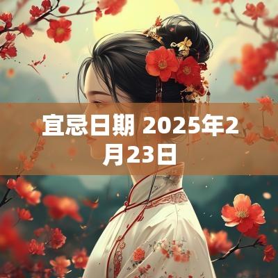 宜忌日期 2025年2月23日