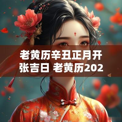 老黄历辛丑正月开张吉日 老黄历2025开张吉日