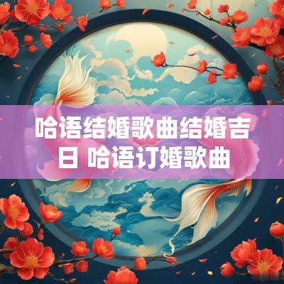 哈语结婚歌曲结婚吉日 哈语订婚歌曲