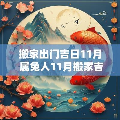 搬家出门吉日11月 属兔人11月搬家吉日