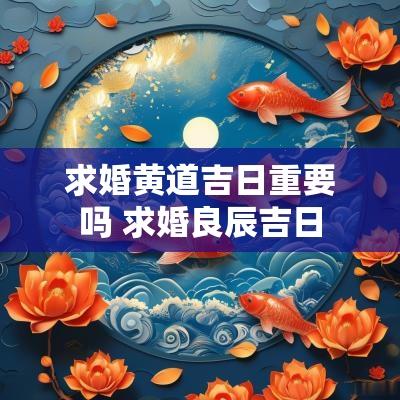 求婚黄道吉日重要吗 求婚良辰吉日