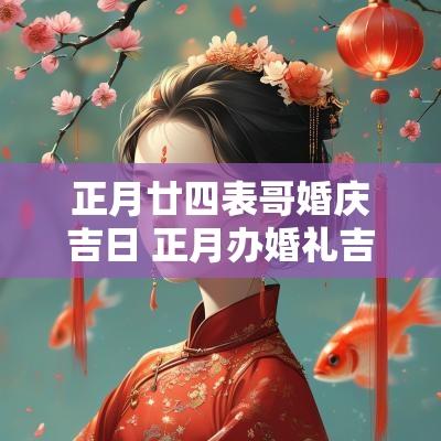 正月廿四表哥婚庆吉日 正月办婚礼吉日