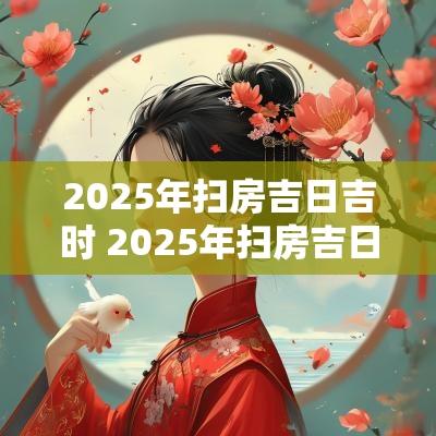 2025年扫房吉日吉时 2025年扫房吉日一览表
