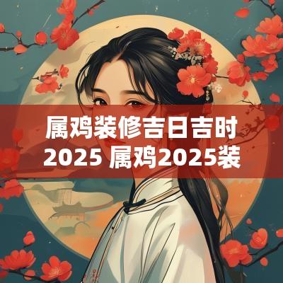 属鸡装修吉日吉时2025 属鸡2025装修吉日吉时