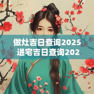 做灶吉日查询2025 进宅吉日查询2025