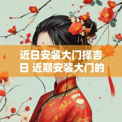 近日安装大门择吉日 近期安装大门的吉日7月份