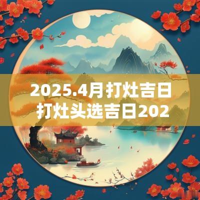 2025.4月打灶吉日 打灶头选吉日2025