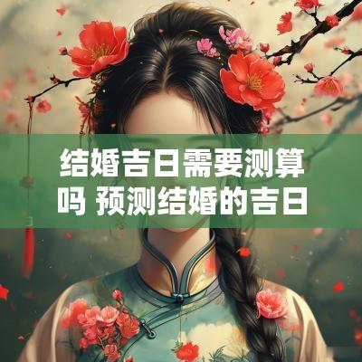 结婚吉日需要测算吗 预测结婚的吉日和时间