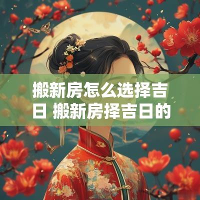 搬新房怎么选择吉日 搬新房择吉日的正确方法