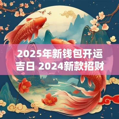 2025年新钱包开运吉日 2025新款招财钱包