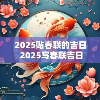 2025贴春联的吉日 2025写春联吉日