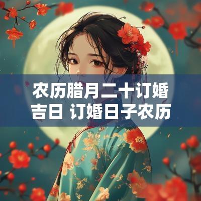 农历腊月二十订婚吉日 订婚日子农历腊月十二