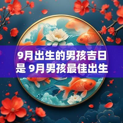 9月出生的男孩吉日是 9月男孩最佳出生日期