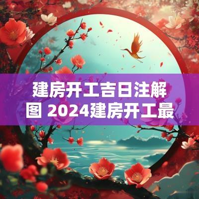 建房开工吉日注解图 2025建房开工最佳吉日