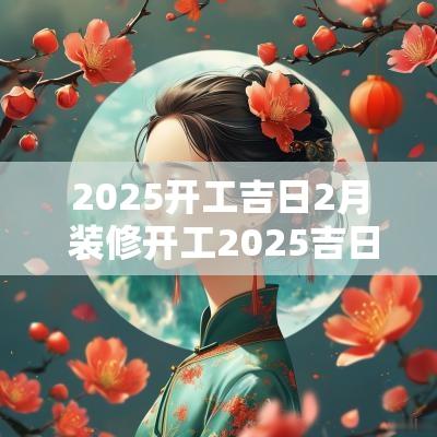 2025开工吉日2月 装修开工2025吉日表
