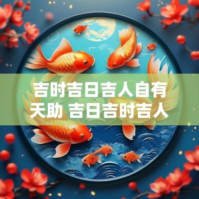 吉时吉日吉人自有天助 吉日吉时吉人天相下一句