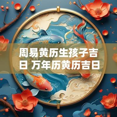 周易黄历生孩子吉日 万年历黄历吉日查询