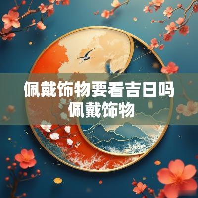 佩戴饰物要看吉日吗 佩戴饰物