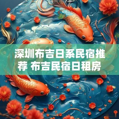 深圳布吉日系民宿推荐 布吉民宿日租房