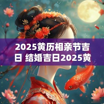 2025黄历相亲节吉日 结婚吉日2025黄历