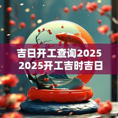 吉日开工查询2025 2025开工吉时吉日查询